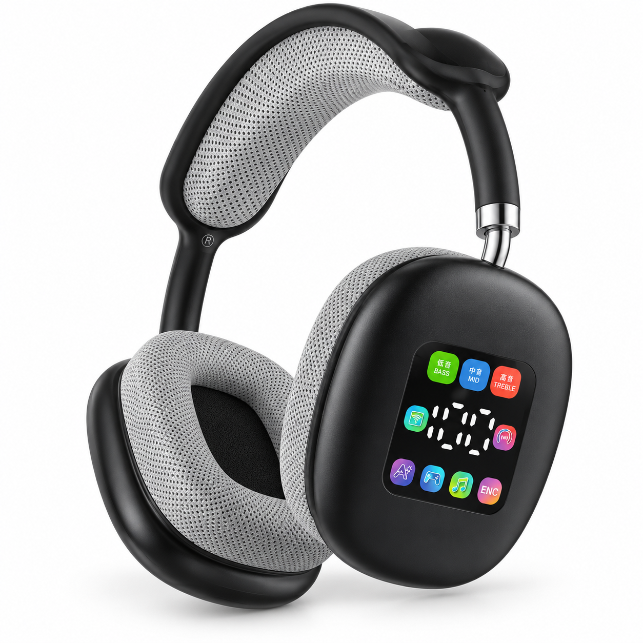 wireless headphones price in pakistan XY-262BT black LED display