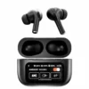 A9 Pro ANC ENC touch screen AirPods in black