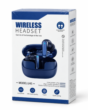 U45 Wireless Headset Price in Pakistan – HiFi Sound, Touch Control TWS Earbuds
